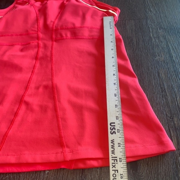 Athleta size large hot pink ladies athletic top built in bra - Picture 8 of 11